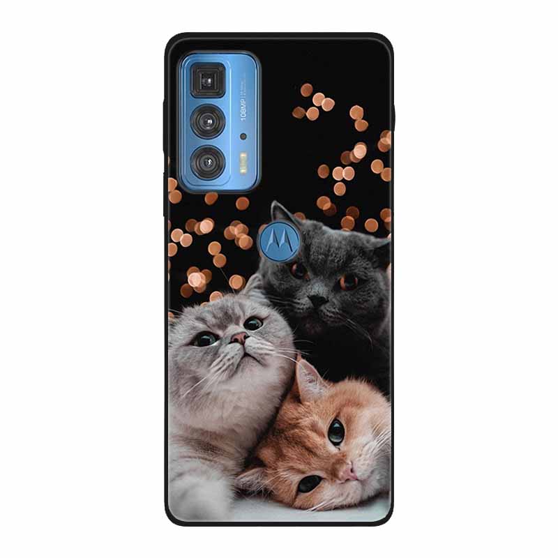 Dla Motorola Moto Edge 20 Pro Lite 5G Case odporny na wstrząsy miękki silikon TPU tylna pokrywa dla Moto Edge20 Fusion Pro etui na telefony śliczne