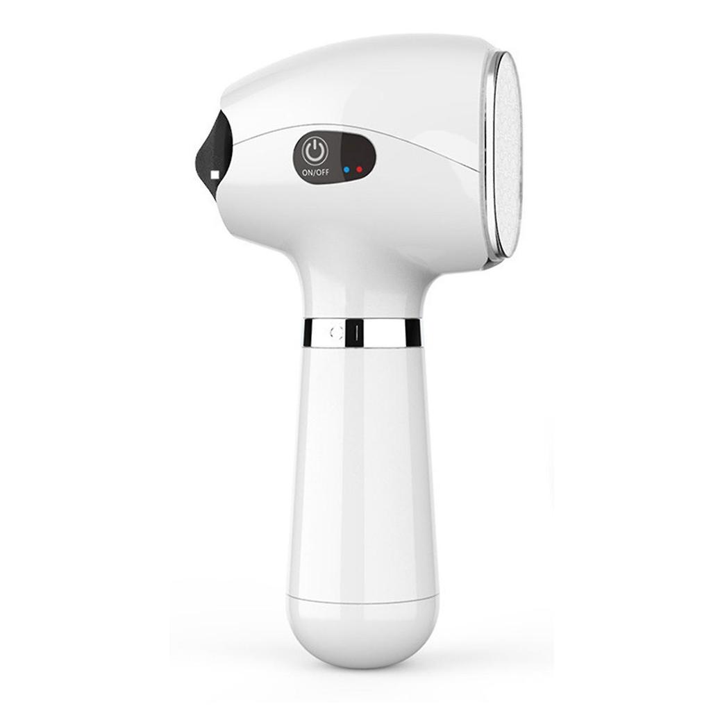Electric Foot Grinder Glass Nano Sheet Care Double Sided Grinding Head Smart Electric Callus Dead Skin Remover White