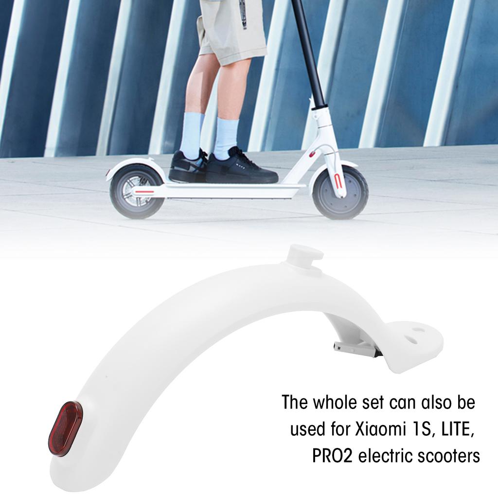 Elektrische Scooter Achterspatbord met Haak en Achterlicht voor Mijia Accessoires