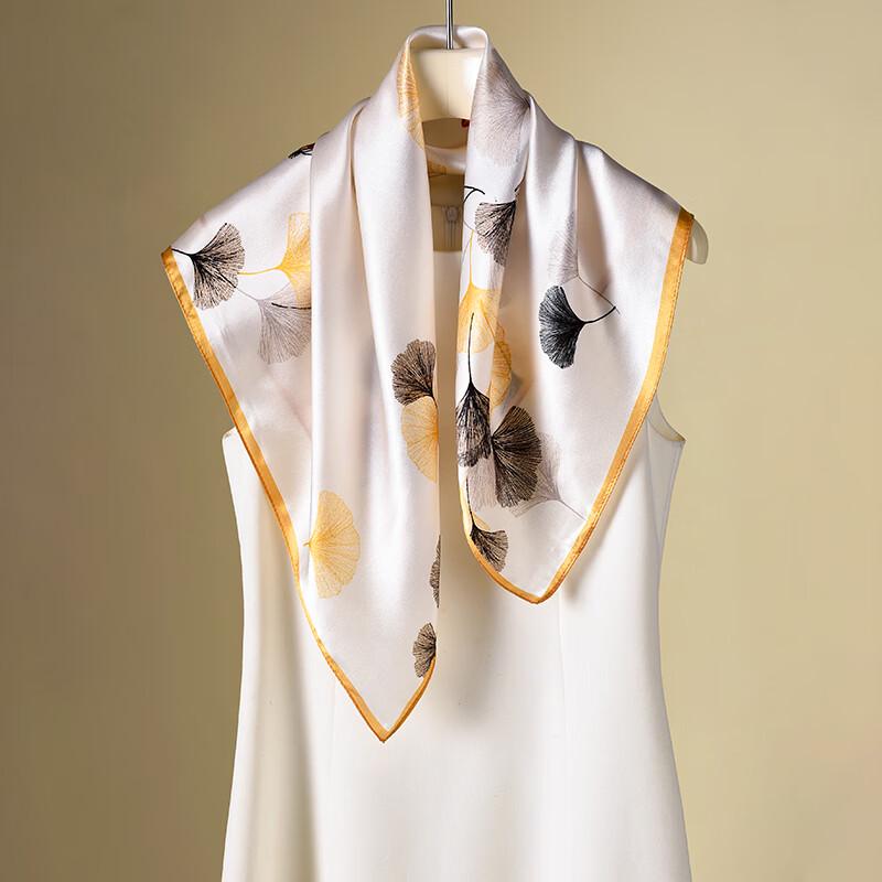Chinese Style 12 Momme Silk Square Scarf