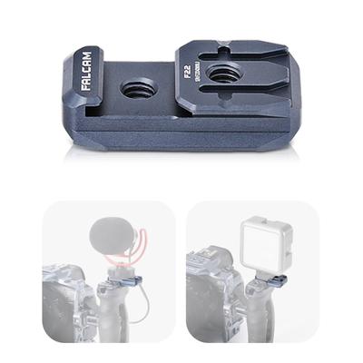 ULANZI FALCAM F22 Cold Shoe Quick F22 Quick Aluminum Tripod Accessory for F22 and Feiyu Release, 1/4" Screw, Double-Sided Shoe, DSLRs, System,