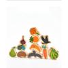 Montessori Block Stacking Balance Game Children Wooden Educational Toys Animal Fruit Block Threading Board Game Gifts for Kids