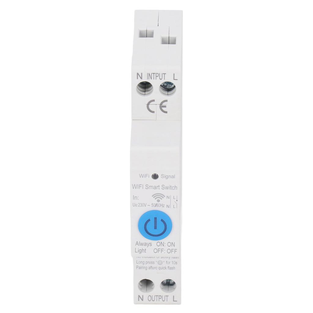 Timer Relay WiFi Remote Control Timing Switch Controller 1P 40A AC 230V for Home Appliances