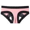 Sexy Lingeries for Woman Underwear Lace Slip Femme Panties Pink Hot Women Underpants See Through Open Crotch Low-waist String