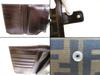 Authentic FENDI Zucca Khaki Canvas Brown Leather Bifold Wallet Compact Wallet #b174  Open box
