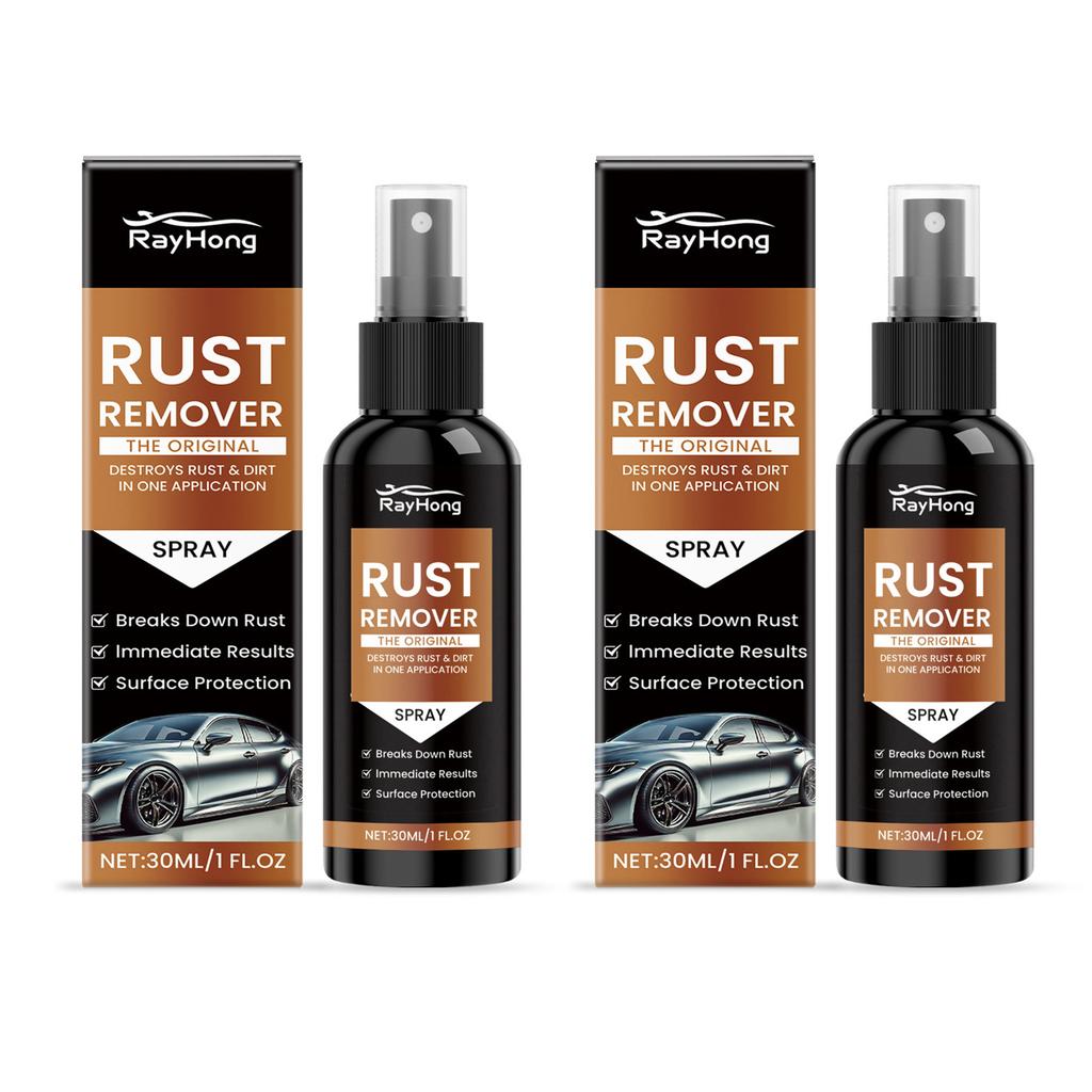 Rust Remover Spray for Metal Car Scratch Remover Iron Stain Cleaner Stain Remover Iron Stain Cleaner for Multiple Surfaces