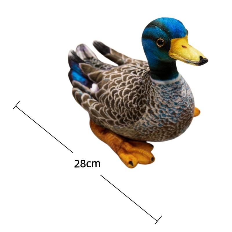 Jouets Peluches Canard Perroquet Poupées Peluches Volaille Simulées Kawaii Décoration de Chambre Jouets Loisirs Collection Jouets pour Enfants Cadeau d'Anniversaire