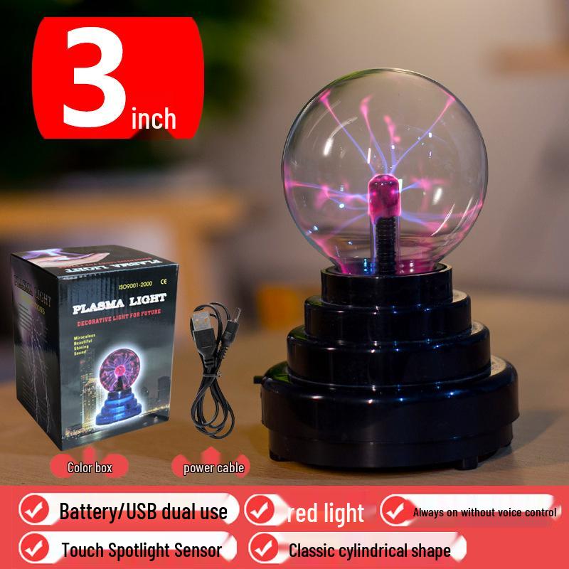

Love Magic Plasma Lamp: Electrostatic Glow Ball with Lightning Effects for Outdoors Glass