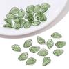 Transparent Green Acrylic Leaf Beads Acrylic Beads Charms Leaf Shape Beads  Necklace Accessories