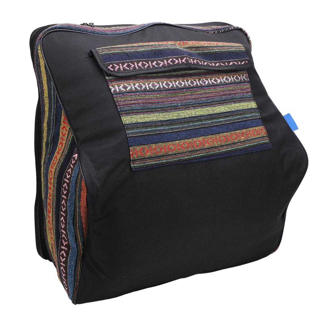 Accordion Backpack Ethnic Style Cotton Fabric Water Proof Shoulder Bag 48‑120 Bass Instrument Bag fo