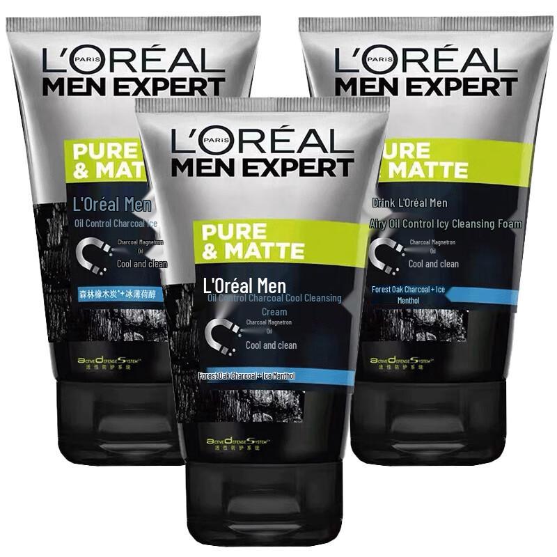 

L Oréal Men s Charcoal Refreshing Cleansing Cream