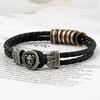 Lion Antique Leather Bracelet SVB-197