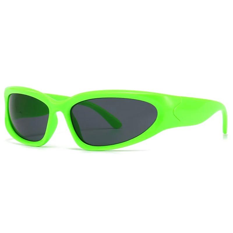 Unique Y2K Designer Luxury Sunglasses Women Rectangle Big Frame Sun Glasses For Men Outdoor UV Protection Classic 2000S Black Sh