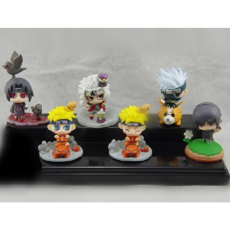 Hot Naruto The Shippuden Anime Figure Model Sasuke Kakashi Gaara Action Figurine PVC Statue Collectible Toys Doll Student Gifts
