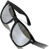 [FashionBerry] 3. Black X Silver Mirror Color Lens Sunglasses, Wellington Style, Asian Fit, Trendy, UV Protection, Unisex, 1000010-F-050