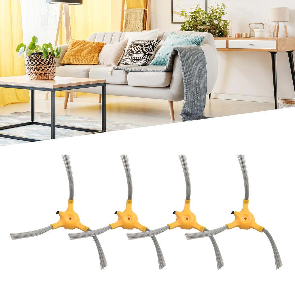 4-Pack Zijborstel Vervangingsborstel Voor MEDION S12SW MD20041 MD19601 Huishoudelijke Artikelen Schoonmaakaccessoire Op Voorraad