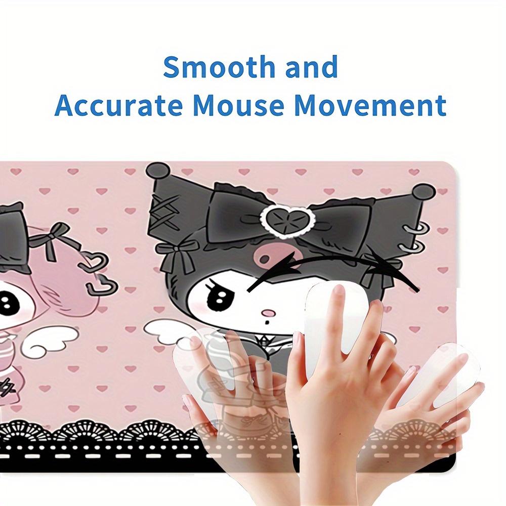 Hello Kitty, My Melody Themed XXL Mouse Pad - Non-slip Rubber Desk Mat for Gaming and Office Use, Multi-Function Keyboard and Mouse Pad, Ide