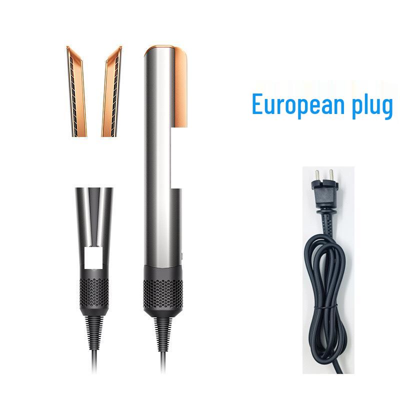 מייבש שיער ומחליק במהירות גבוהה HT01: כלי עיצוב ביתי 2 ב-1 עם בקרת טמפרטורה קבועה