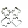 4pcs Easter Stainless Steel Cookie Cutter Mold Biscuit Moulds Baking Pastry Accessories Happy Easter Party Supplies