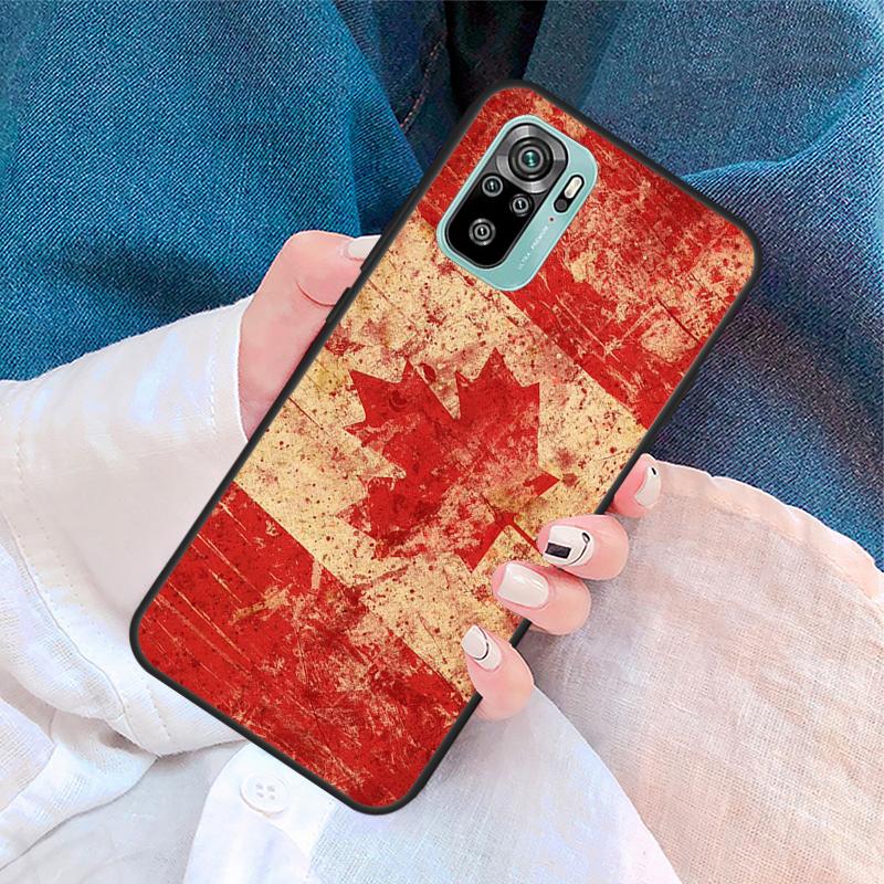 Canada Canadian Flag Case For Xiaomi Redmi Note 11 10 9 8 12 Pro Plus 9S 10S 11S 12S Cover For Redmi 12C 10 9 C