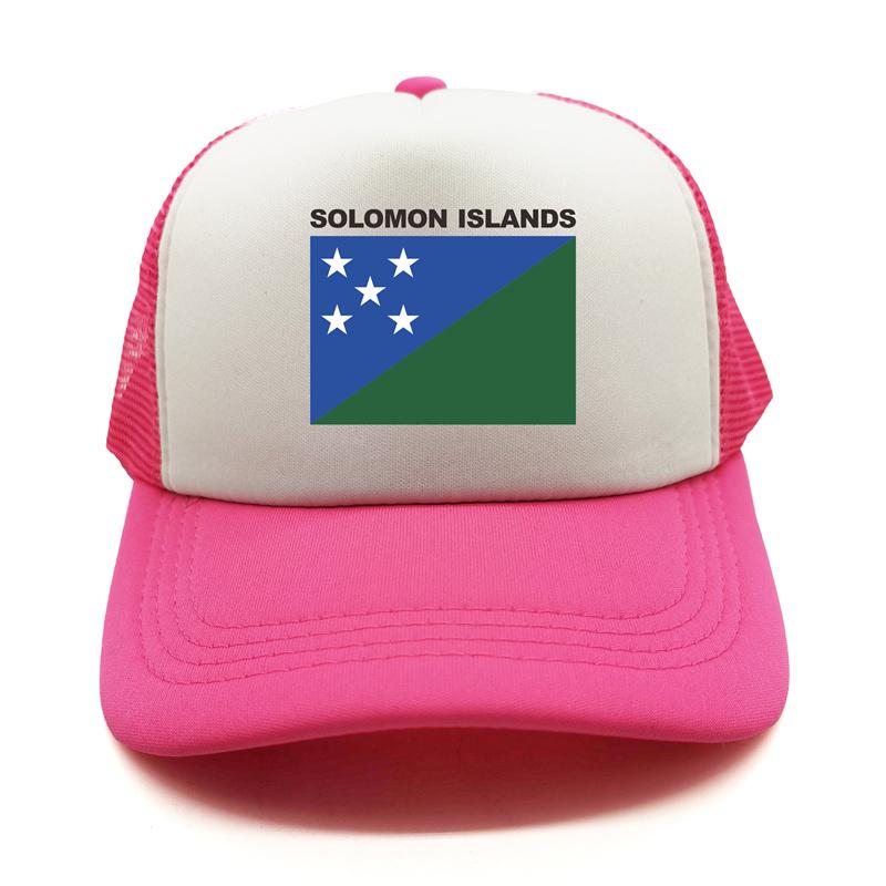 Șapcă de camioner din Insulele Solomon Pălărie de vară unisex cu drapel de țară rece Șepci de baseball Șepci de plasă unisex în aer liber