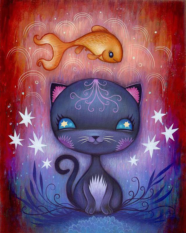 Diamond Painting Full Flower Tree Cat 5D DIY Diamond Embroidery Full Set Sale Animal Cross Stitch Rhinestones Mosaic Handicraft