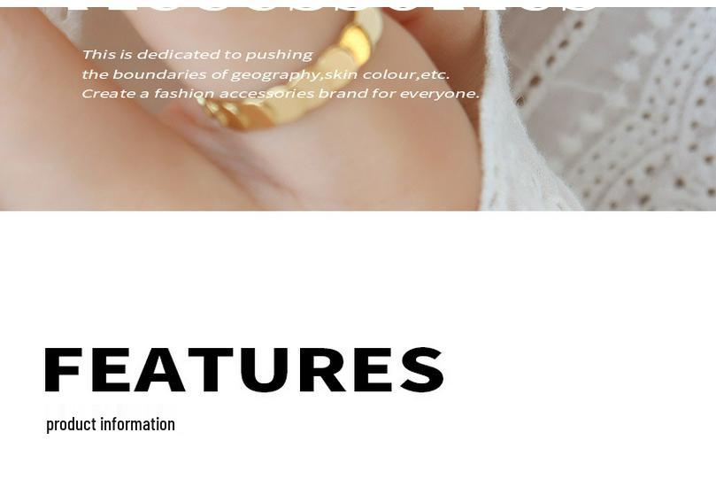 Gold-Plated Titanium Steel Unisex Matching Rings - Simple Trendy Design for Couples