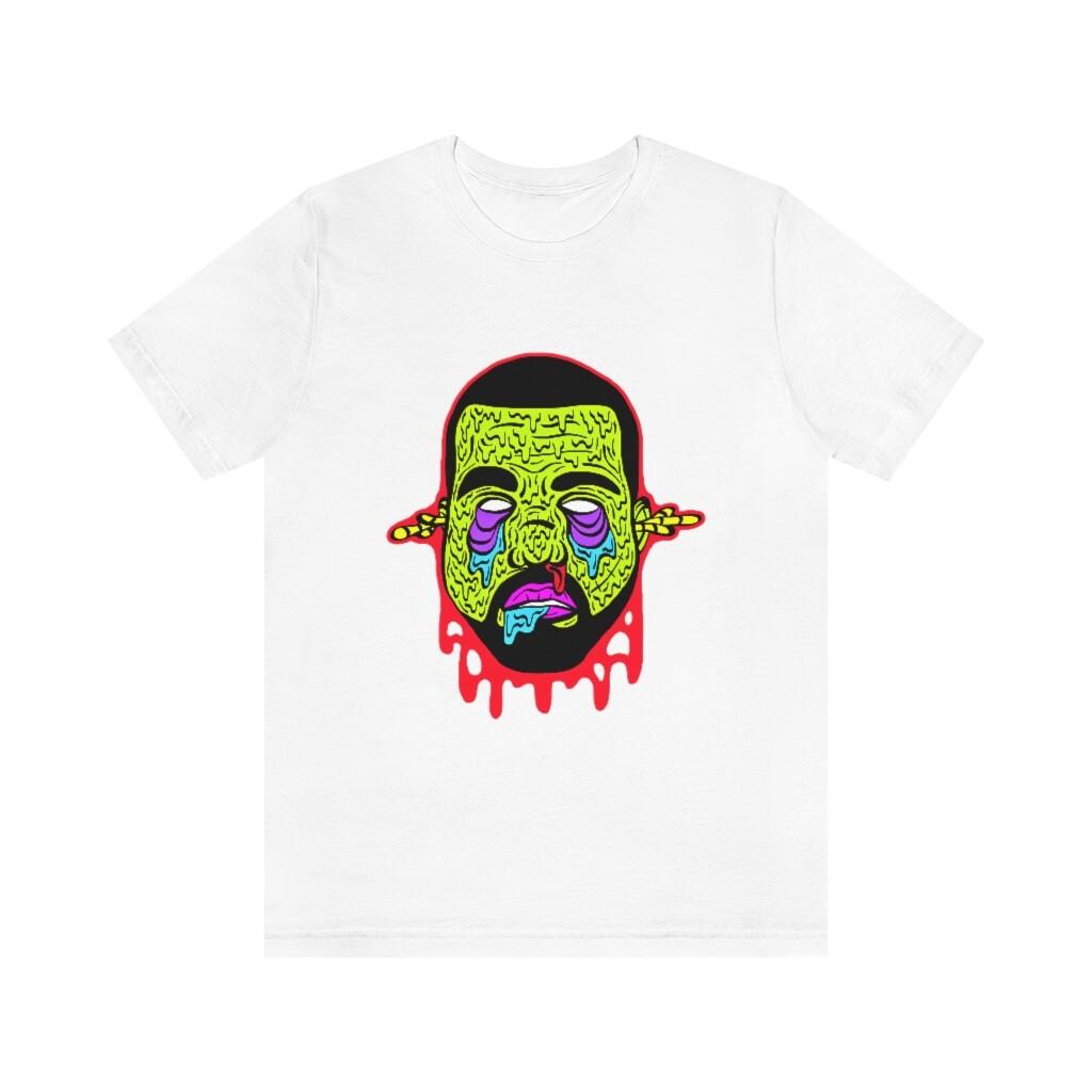 Kanye West Zombie Ye Halloween Short Sleeve Tee S разноцветный