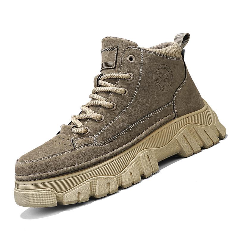 

Ботинки Martin мужские осень-зима 2024 года, новые ретро-модные брендовые спортивные и повседневные мужские короткие ботинки на толстой подошве с износостойкой обработкой 39 хаки