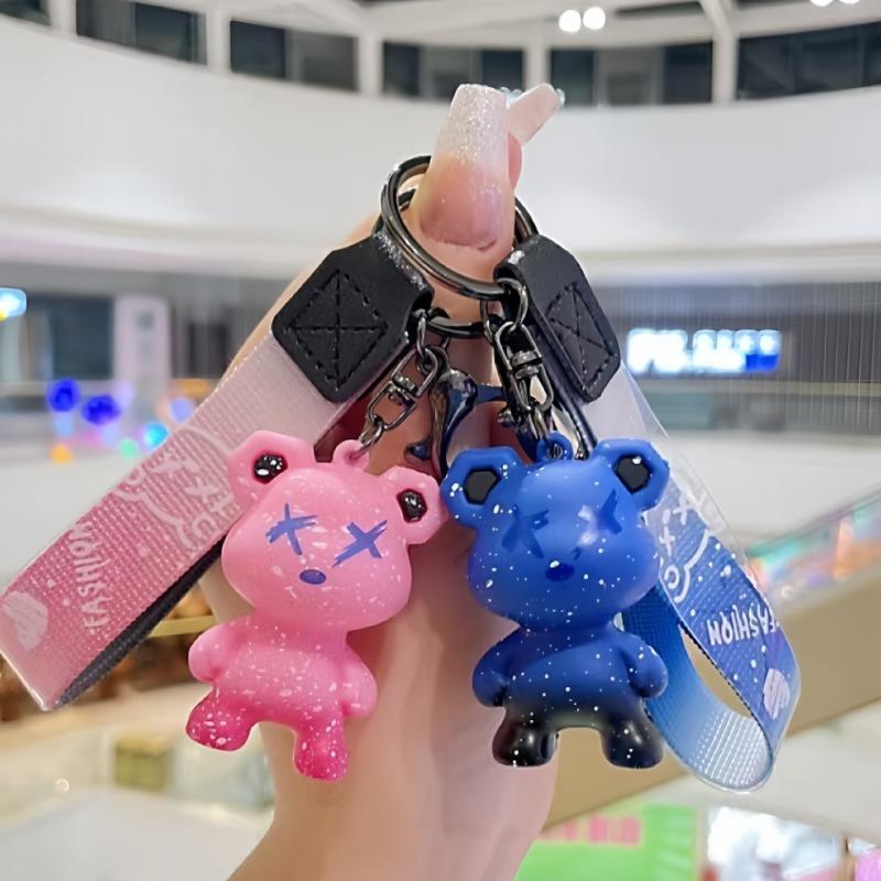 Chameleon Violence Bear Keychain Bag Pendant School Bag Doll Pendant Small Gifts
