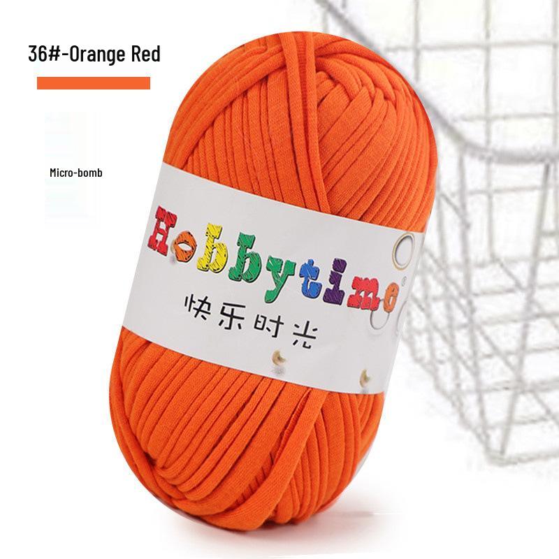 Cloth Strip Yarn DIY Crochet Kit: Handmade Bag, Knitting Material for Cushions, Carpets, and Dolls