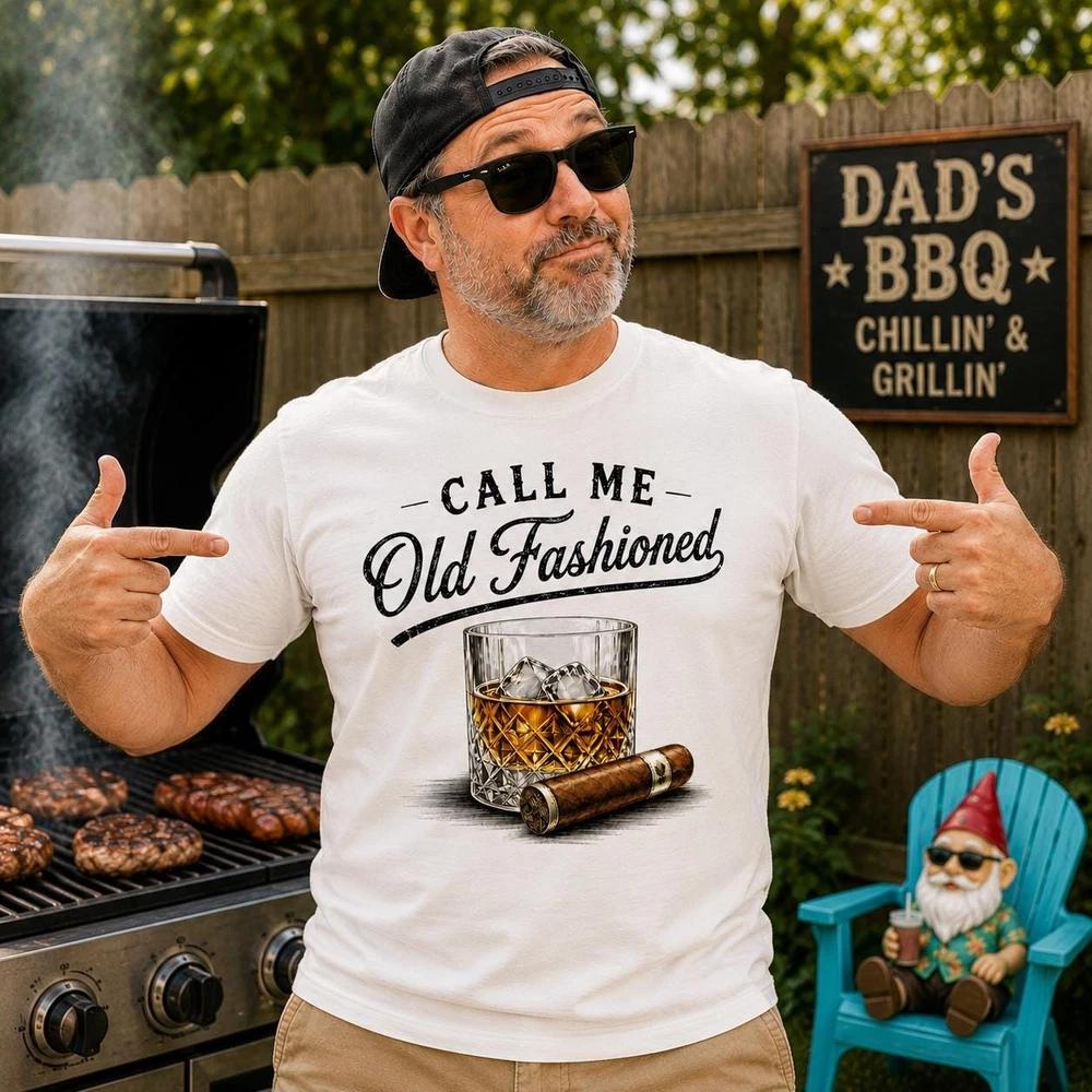 Call Me Old Fashioned Shirt Funny Whiskey Cigar Tee Bourbon Lover Gift for M
