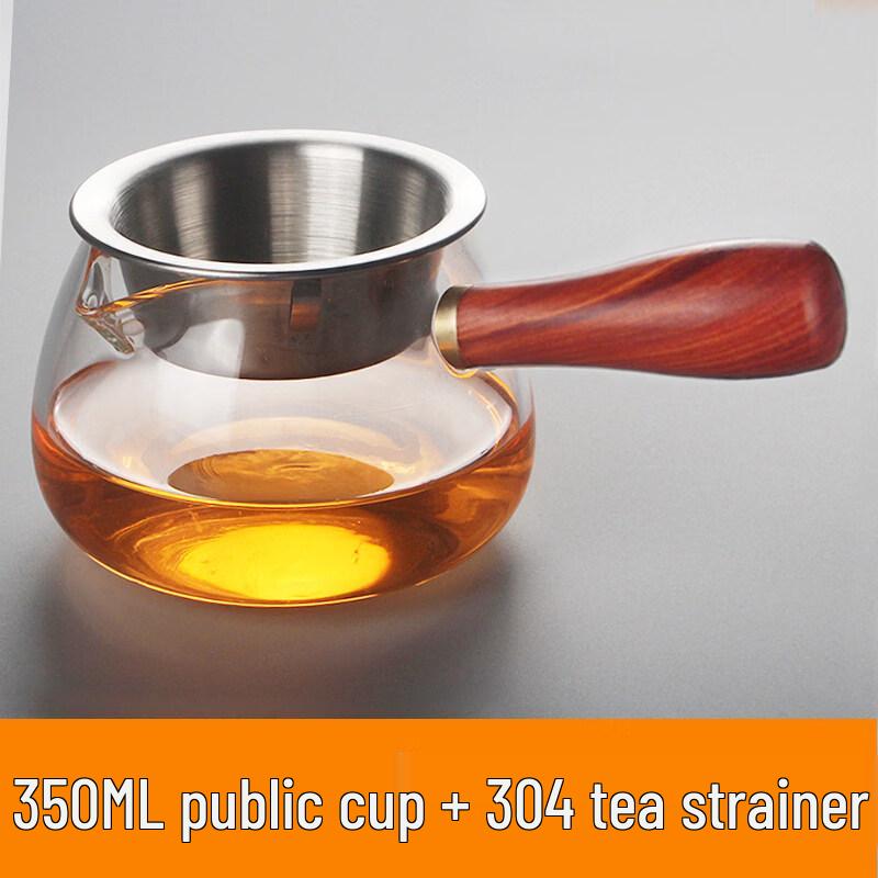 ZISIZ Thickened Heat-Resistant Glass Side-Handle Fairness Cup