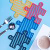 1PCS Silicone Puzzle Coaster Reusable Heat Insulation Anti-slip Coffee Hot Pad Cup Mat Table Protector Kitchen Items Accessories
