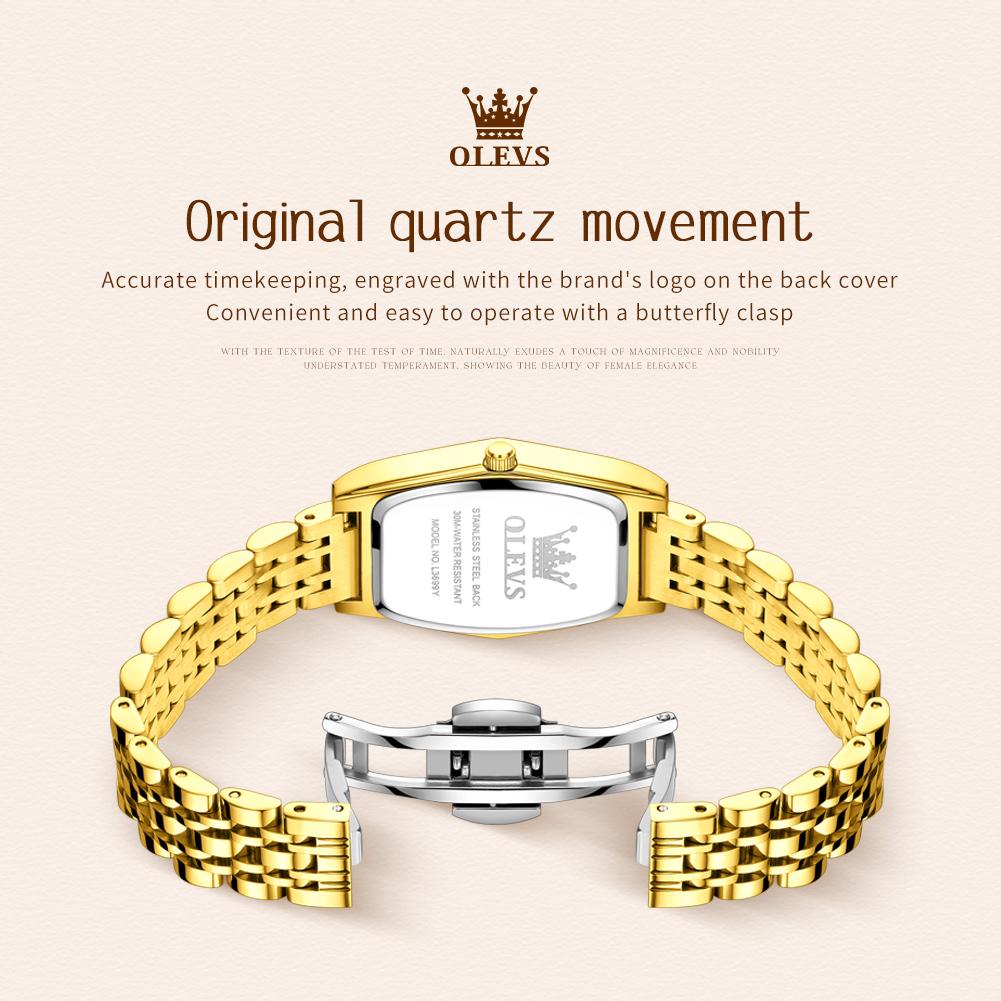 Elegant Women Watches Fashion Quartz Watches Waterproof Luminous Stainless Steel Wristwatch Gifts