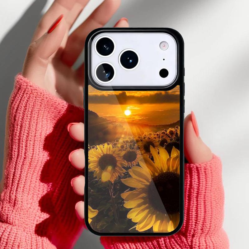 Sunflowers Forever Phone Case for iPhone 17 Air 16e 15 14 13 Pro Max Back Cover for 12 11 Pro Coque