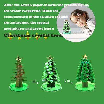 Árbol de Papel Floreciente Juguete Creativo Colorido Manualidades de Papel Regalo de Navidad 15ML