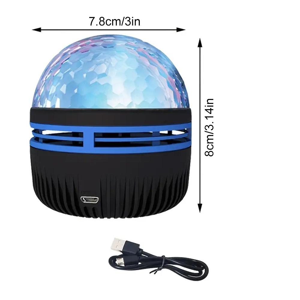 5V 3W Star Projector Galaxy Projector Night Light For Kids Ocean Wave Projector Rechargeable Lamp For Bedroom Ceiling Party