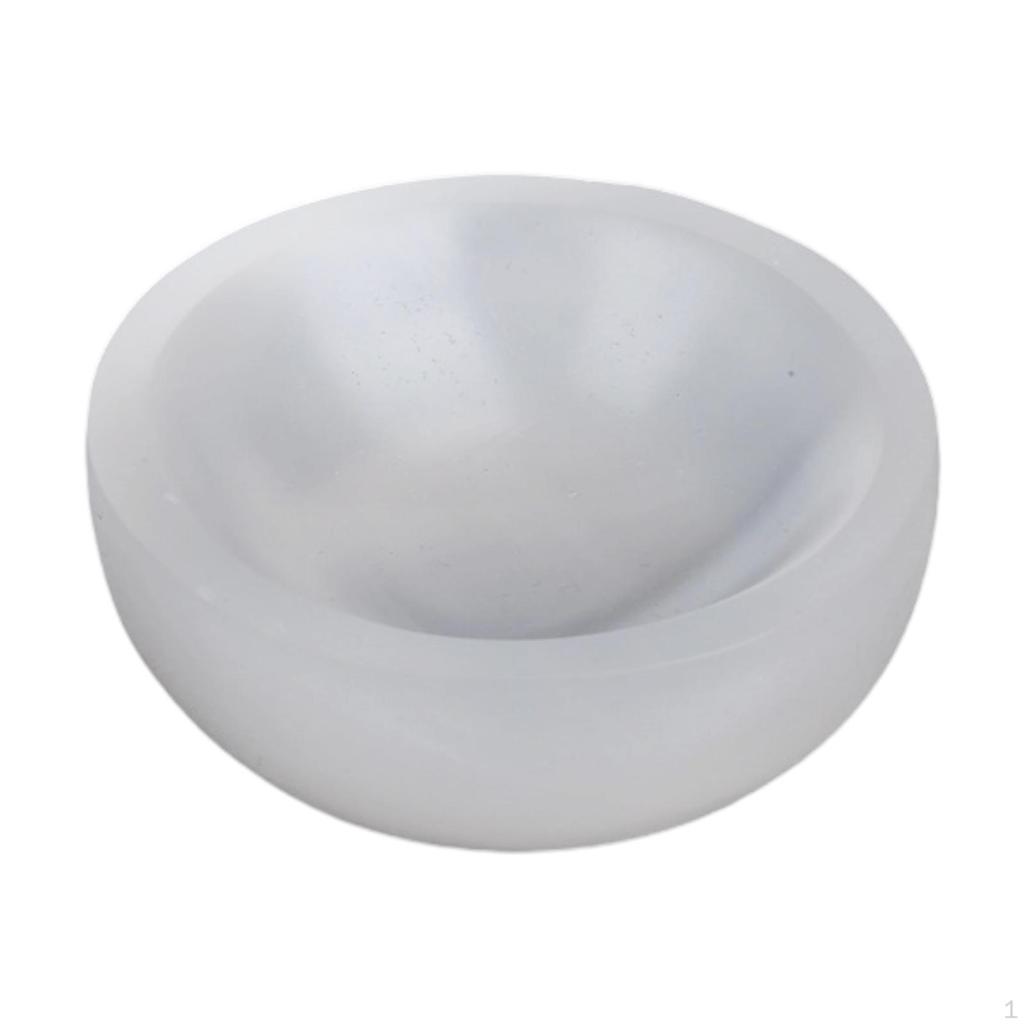 Decorative Selenite Bowl, Handmade Ornament, DIY Jewelry Stone Holder for Centerpiece, Living