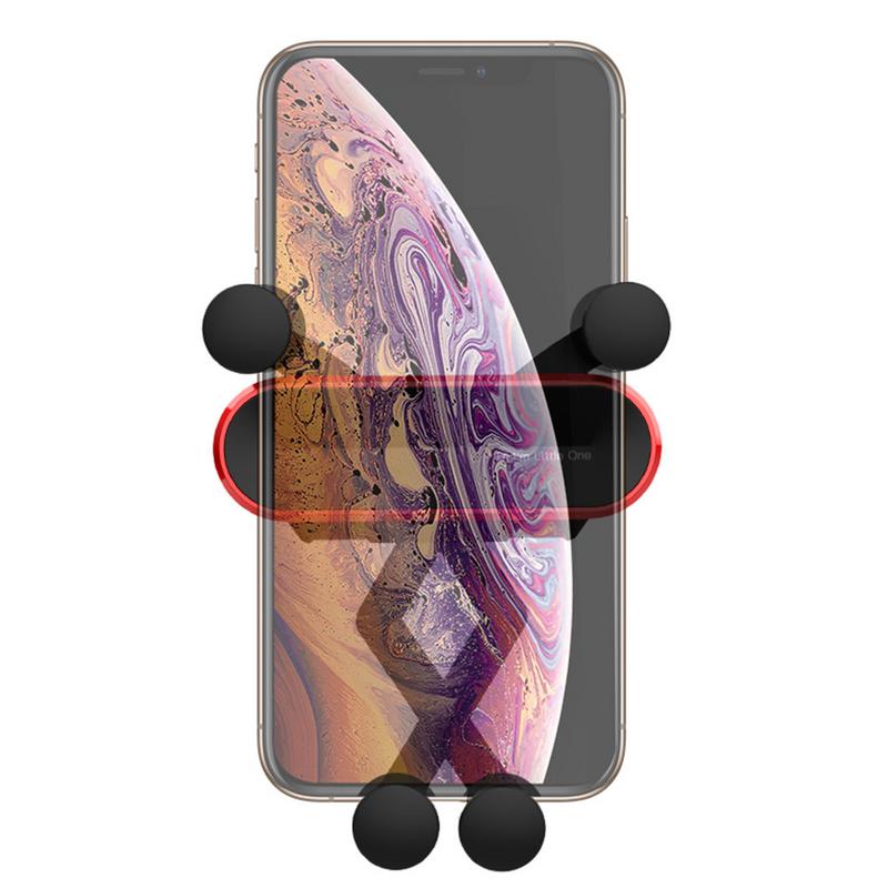Držiak na telefón do auta Little One Gravity s klipom na mriežku ventilácie, bez magnetu, stojan na GPS pre iPhone XS MAX
