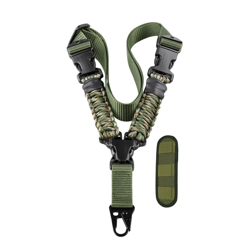 1Pc Airsoft Guns Sling 1 Point Strap Sport Sling Shoulder Strap Practical Nylon Sling Adjustable Outdoors Sport Tactical Harness