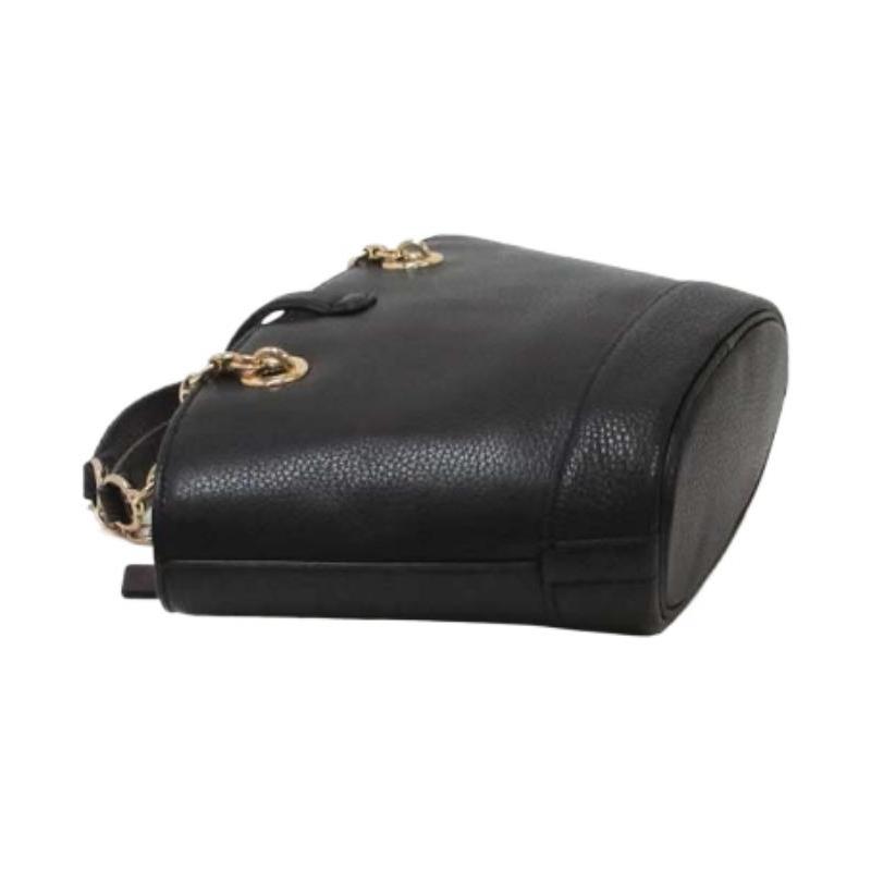 Coach Lane 19 Pebbled Leather Zipper Chain Detachable Bag Strap Dumpling Bag Shoulder Bag Crossbody Bag Small Women Black