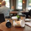 Tingle Double-Wall Disposable Kraft Coffee and Beverage Paper Cups