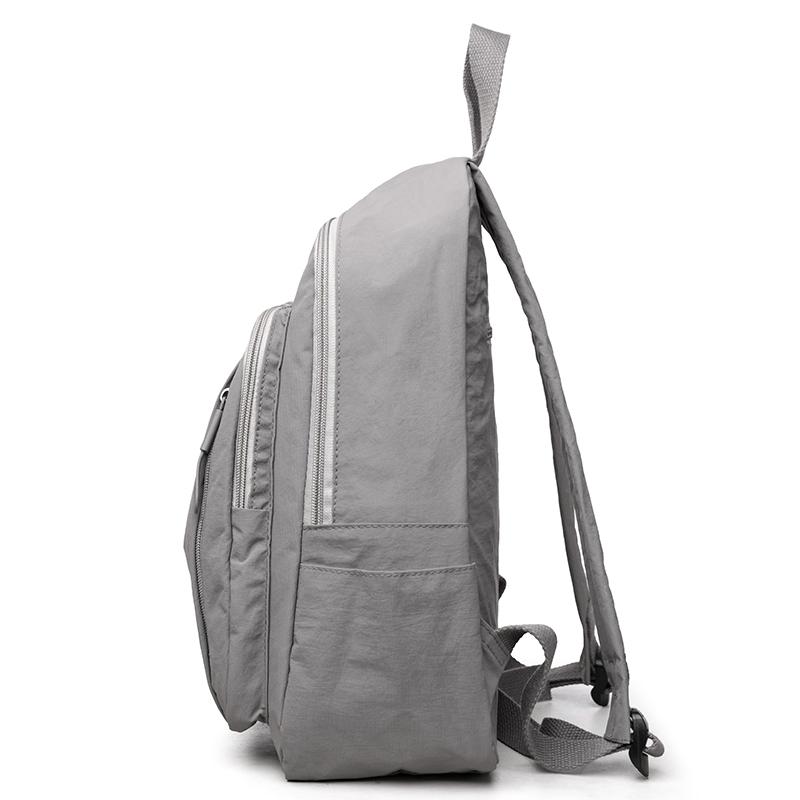 Mochila Escolar para Estudiantes Color Sólido Mochila de Viaje para Mujer Mochila de Gran Capacidad