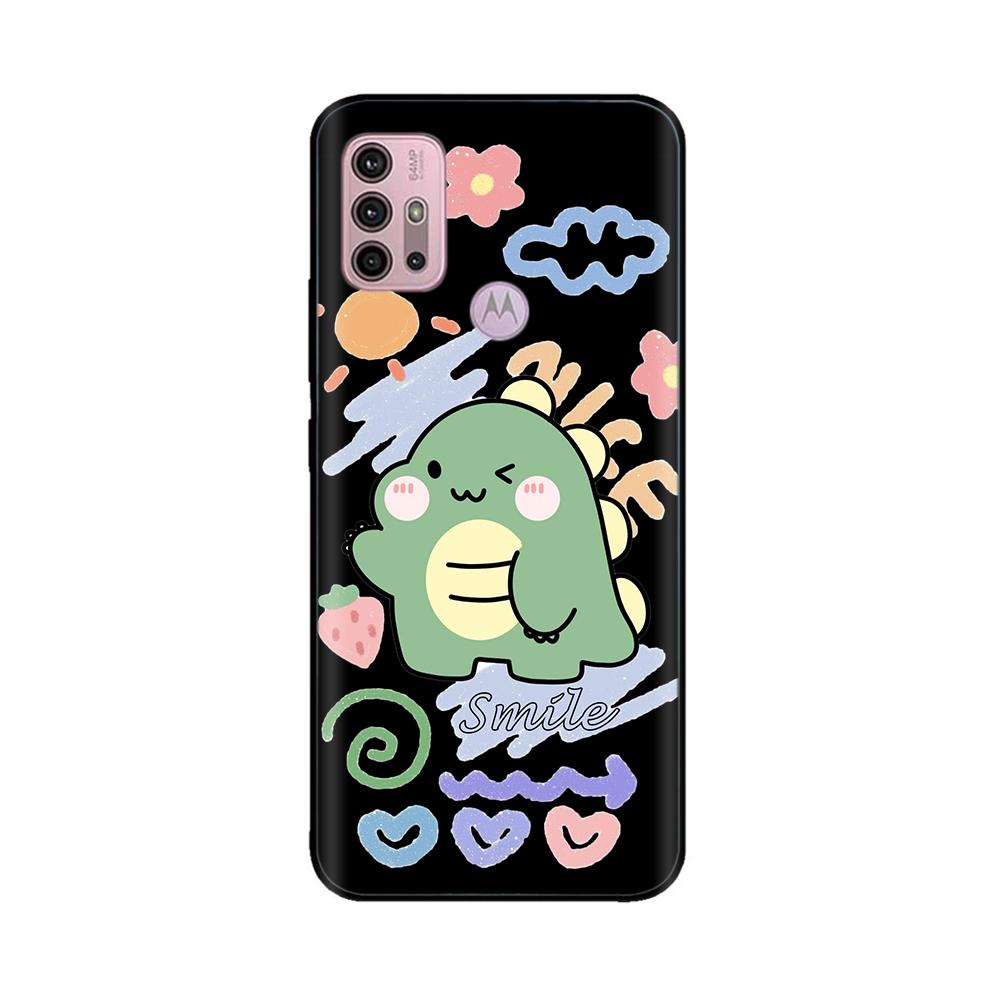 For Motorola Moto G20 Case XT2128-1 XT2128-2 Cover Cute Cartoon Painted Soft Silicone Phone Case For Moto G10 G30 G20 G60 Capa
