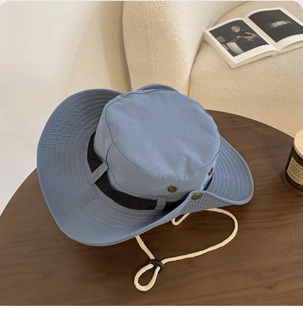 30 Colors Outdoor Sun Hat for Men Women UPF Protection Safari Cap Wide Brim Fishing Visors Bonnies Bucket Hats