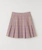 Selliteiljeu Check Pleated Mini Skirt_Purple