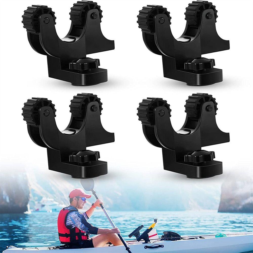 

Flexible Kayak Track Mount Fishing Paddle Clip Universal Kayak Paddle Holder Outdoor