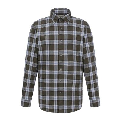 FERRAROMILANO Pinpoint Multi-Check Shirt Khaki (Am0Dws45226)