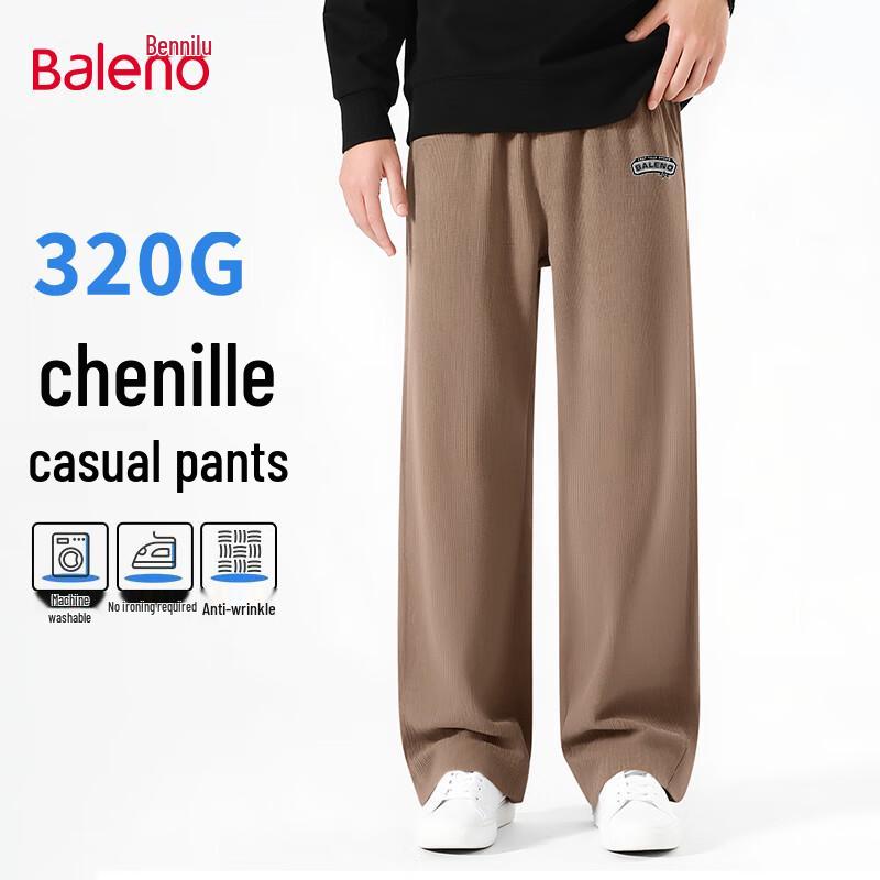 

Baleno Men s Autumn American Retro Straight-Leg Casual Pants 3XL